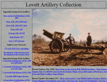 Tablet Screenshot of lovettartillery.com